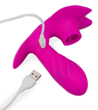 Charger l'image dans la galerie, Culotte vibrante spécial cunni et gode chauffant