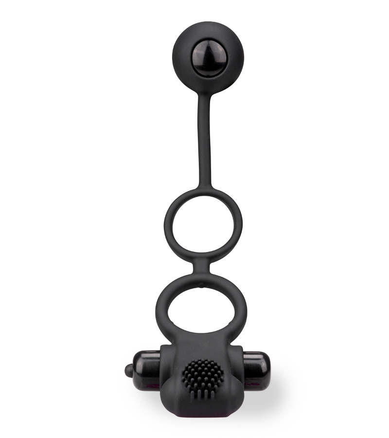 Double anneau cockring boule anale vibrant 10 vitesses