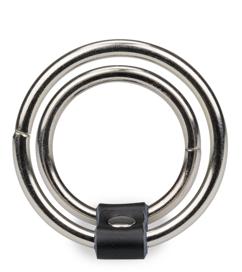 Double anneau cockring métal
