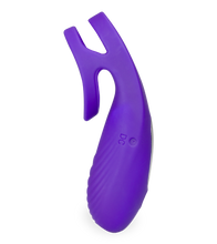 Charger l'image dans la galerie, Double anneau vibrant avec stimulateur de clitoris Bora