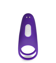 Charger l'image dans la galerie, Double anneau vibrant avec stimulateur de clitoris Bucci