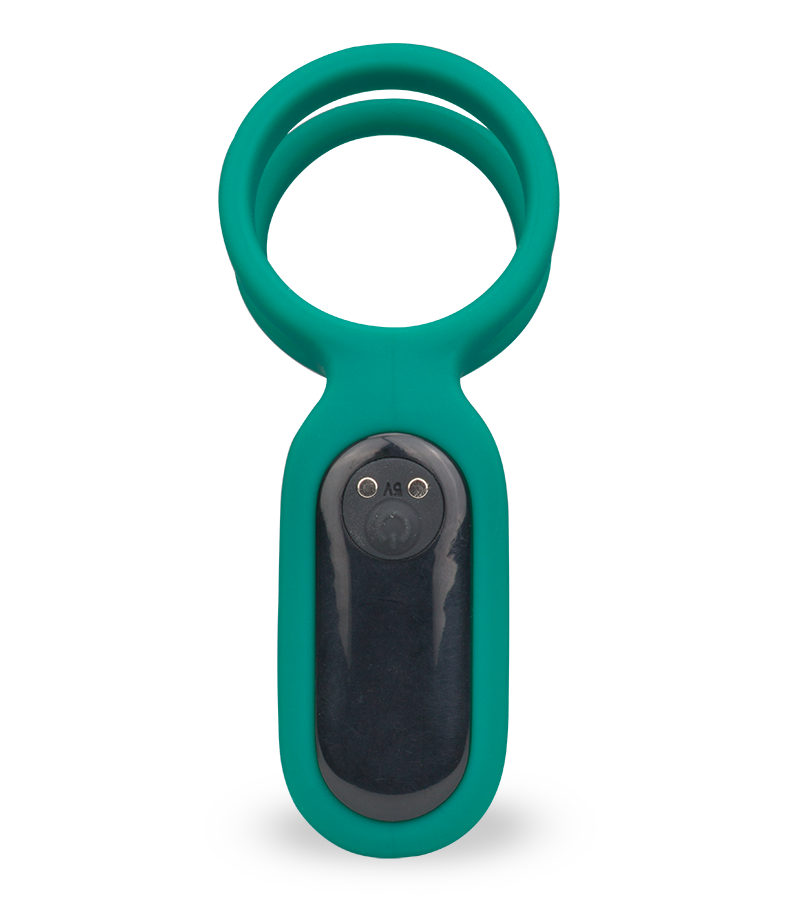Double anneau vibrant avec stimulateur de clitoris Unity