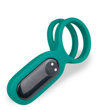 Charger l'image dans la galerie, Double anneau vibrant avec stimulateur de clitoris Unity