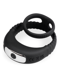 Charger l'image dans la galerie, Double anneau vibrant en silicone Hop