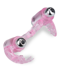 Charger l'image dans la galerie, Double anneau vibrant langue et rabbit