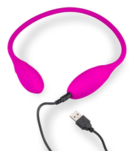 Charger l'image dans la galerie, Double oeuf vibrant puissant rechargeable