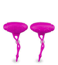 Charger l'image dans la galerie, Duo de pinces à seins vibrantes silicone