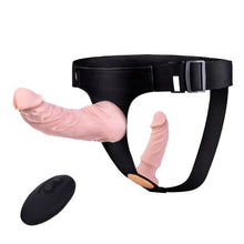 Charger l'image dans la galerie, Double Dildos - Silicone Removable Control Vibrating Strap-on