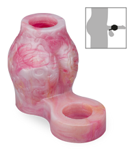 Charger l'image dans la galerie, Étui pénien loup avec bulbe érectile et anneau testiculaire 7,0cm