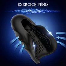 Charger l'image dans la galerie, Masturbateur électrique, exerceur de pénis, vibromasseur avec 10 modes de vibration, appareil de massage pour le pénis, masturbateur électrique, jouet sexuel à stimulations multiples pour homme, stimulateur de gland