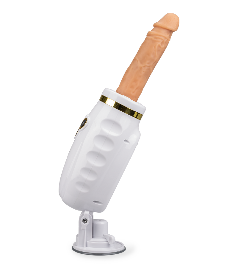 Fucking machine 16 vitesses avec gode chauffant