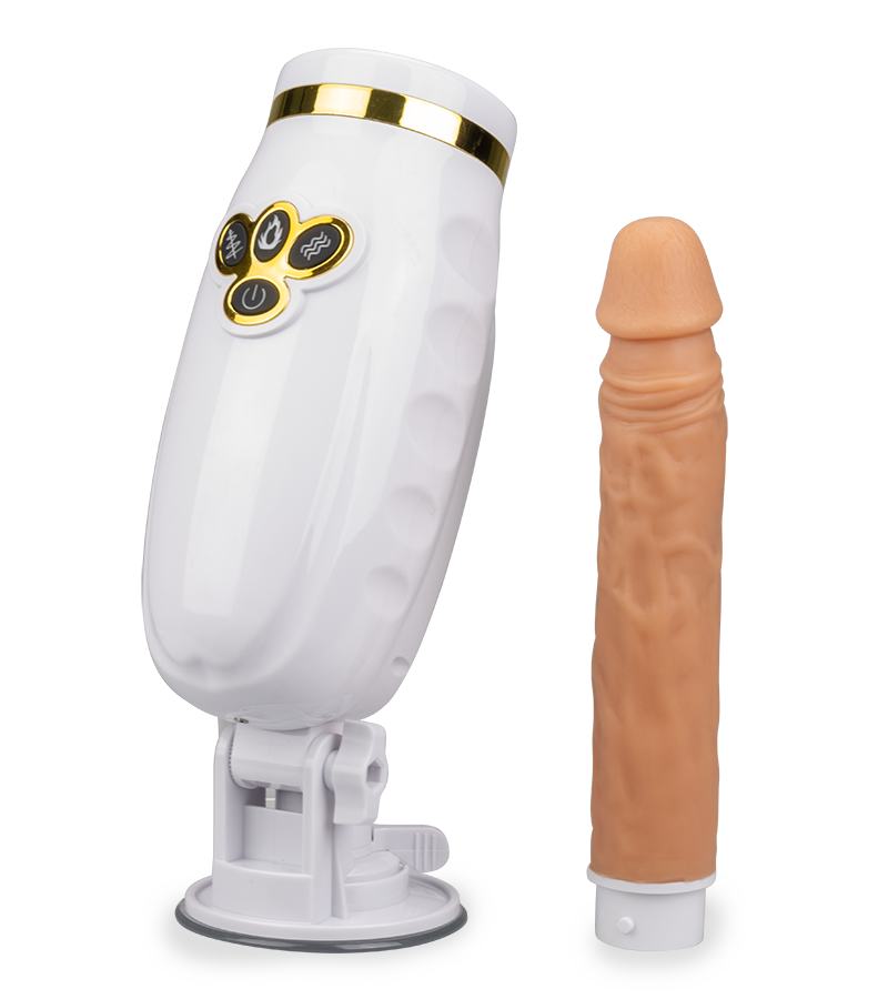 Fucking machine 16 vitesses avec gode chauffant