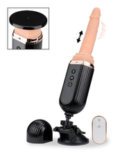 Charger l'image dans la galerie, Fucking machine pour godes ventouses et un gode vibrant 18,0cm
