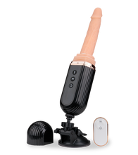 Charger l'image dans la galerie, Fucking machine pour godes ventouses et un gode vibrant 18,0cm