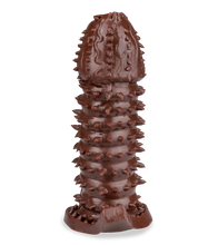 Charger l'image dans la galerie, Gaine pour pénis black double stimulation avec picots