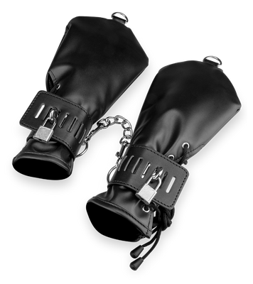 Gants de contrainte en similicuir