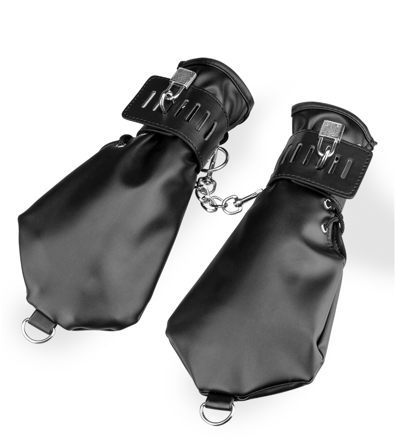 Gants de contrainte en similicuir