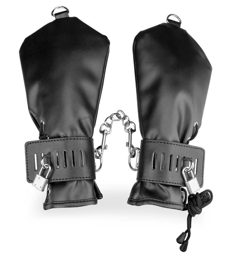 Gants de contrainte en similicuir
