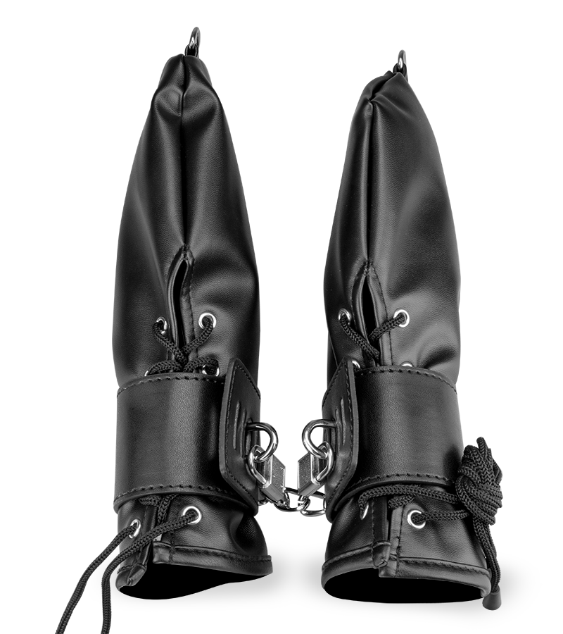 Gants de contrainte en similicuir