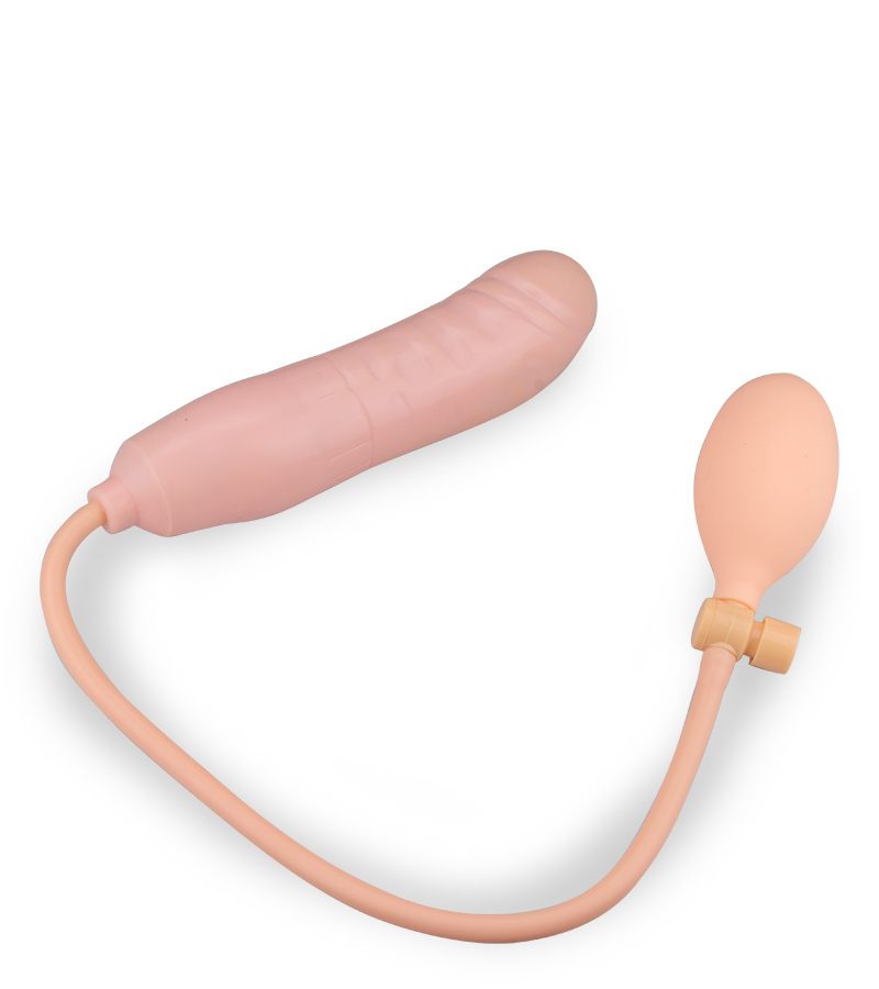 Gode anal à pompe gonflable