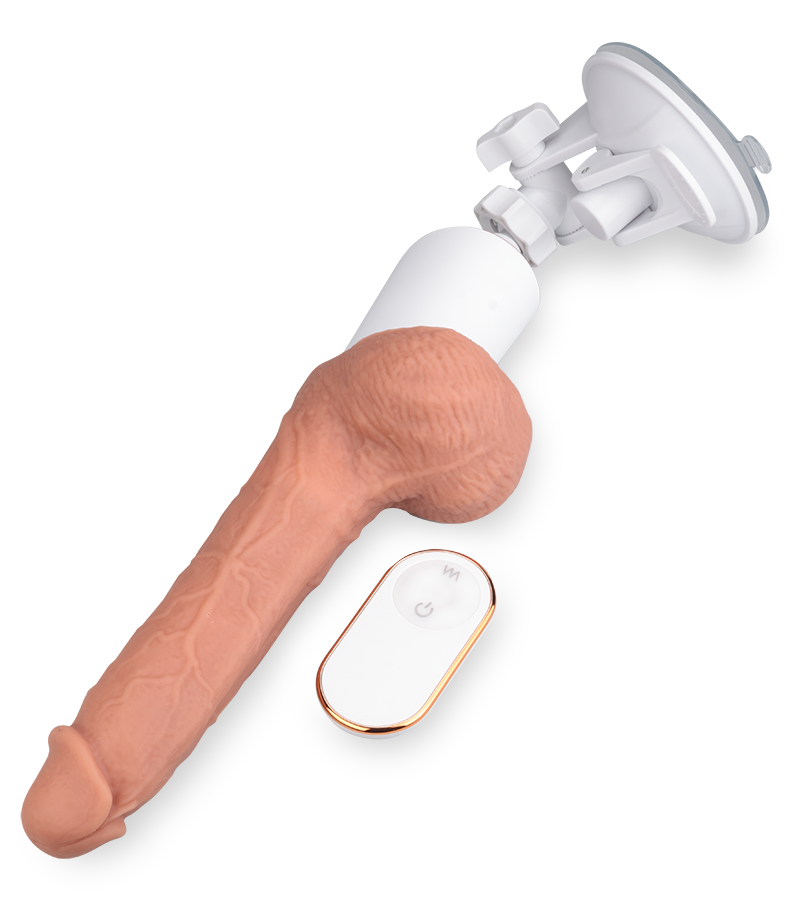 Gode automatique en silicone avec télécommande Russell
