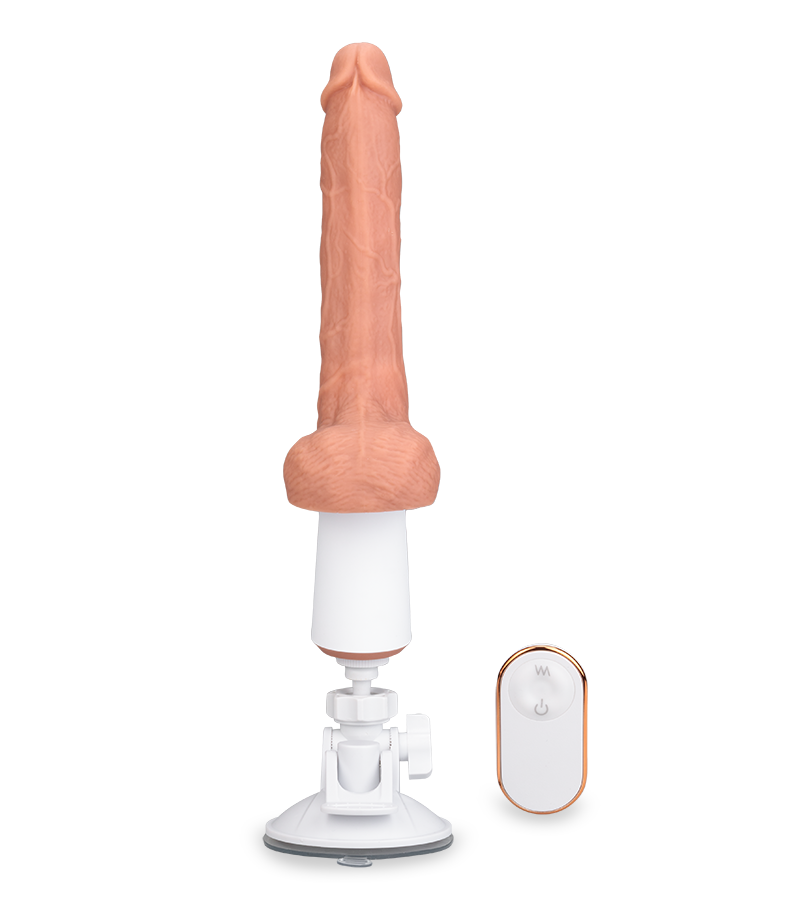 Gode automatique en silicone avec télécommande Russell