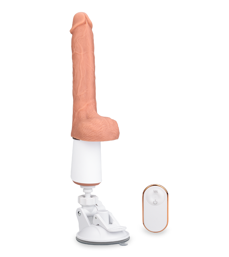 Gode automatique en silicone avec télécommande Russell
