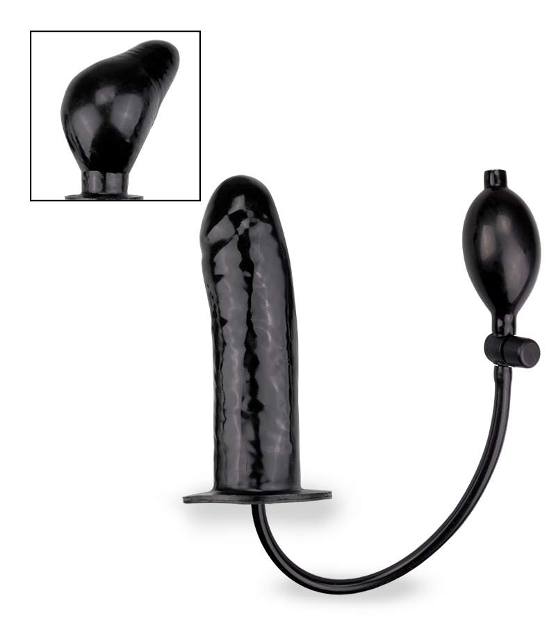 Gode Black Gonflable à Pompe