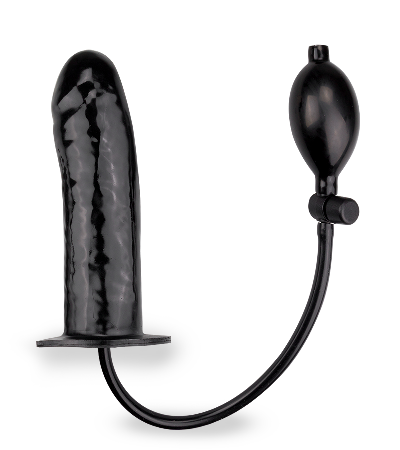 Gode Black Gonflable à Pompe