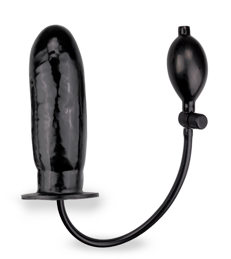 Gode Black Gonflable à Pompe