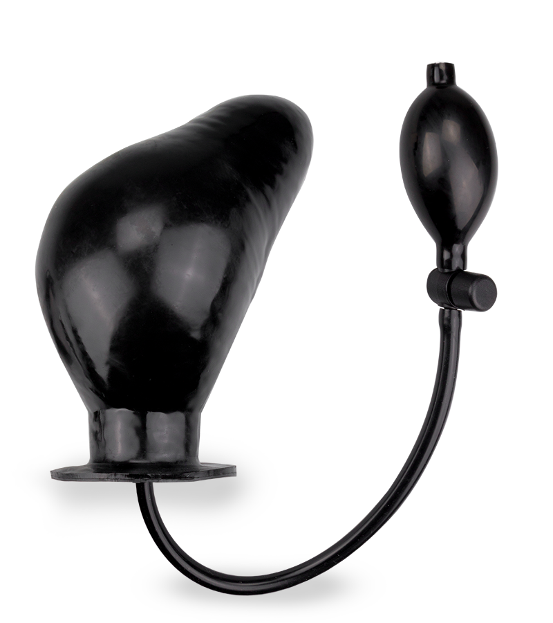 Gode Black Gonflable à Pompe