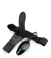 Charger l'image dans la galerie, Gode ceinture courbé creux en silicone vibrant