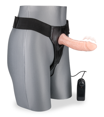 Gode ceinture creux à vibration Sacha