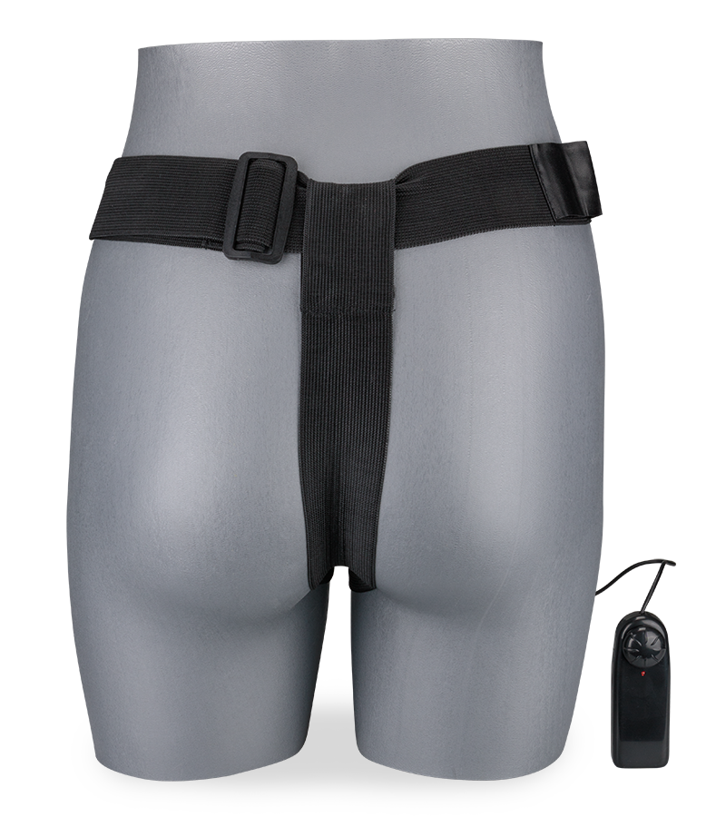 Gode ceinture creux à vibration Sacha