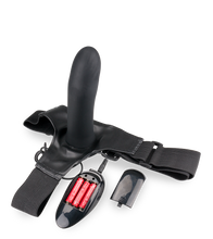 Charger l'image dans la galerie, Gode ceinture creux en silicone vibrant large
