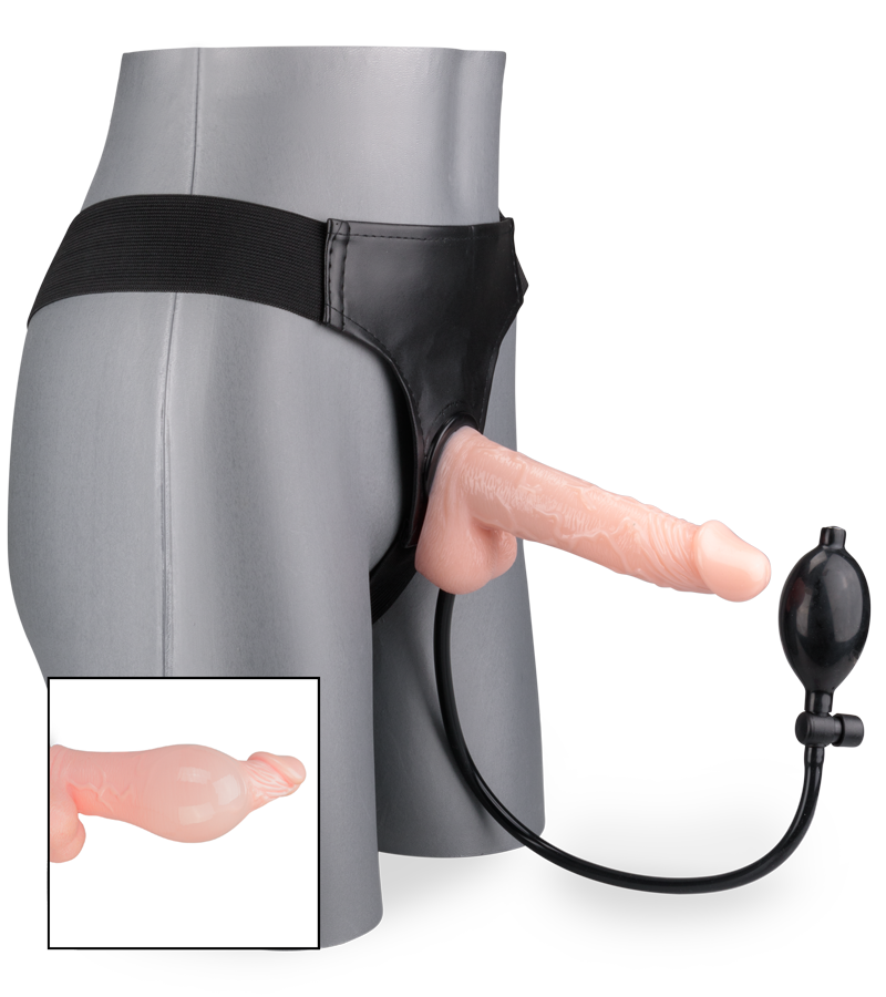 Gode ceinture gonflable à pompe