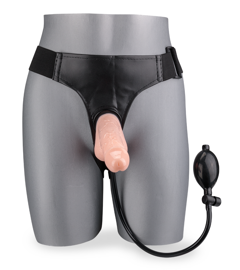 Gode ceinture gonflable à pompe