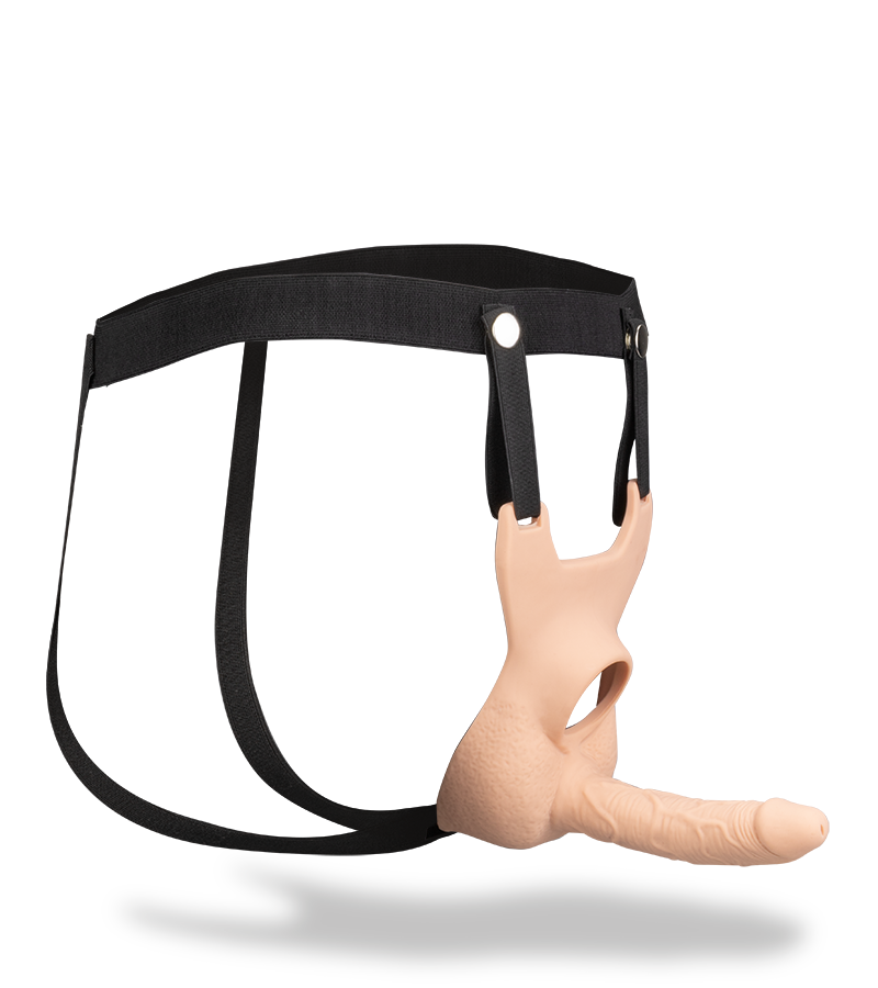 Gode ceinture harnais double pénétration