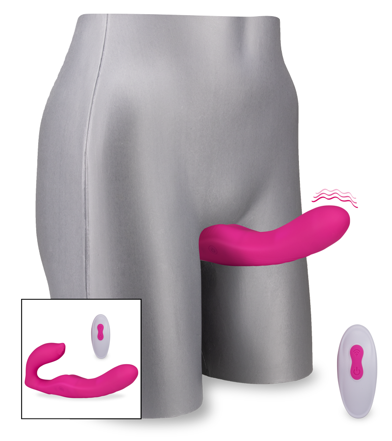 Gode ceinture sans harnais télécommandé GirlBoss
