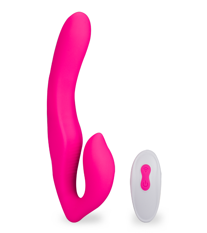 Gode ceinture sans harnais télécommandé GirlBoss