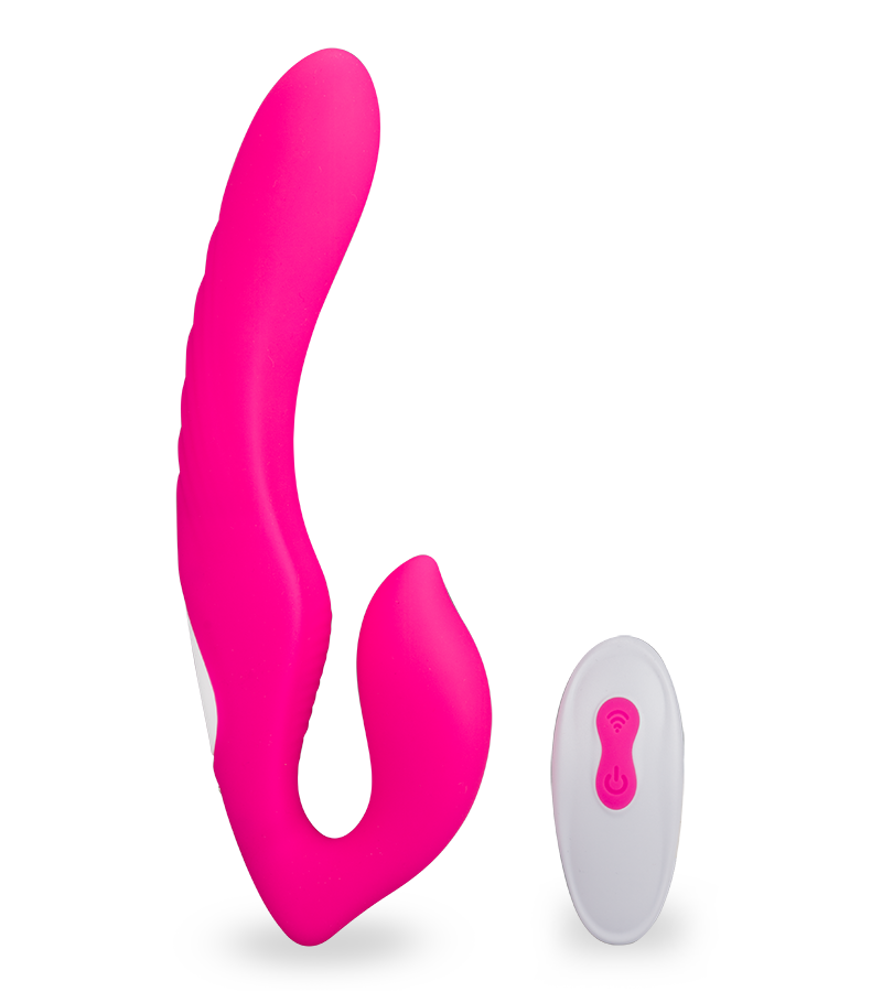 Gode ceinture sans harnais télécommandé GirlBoss