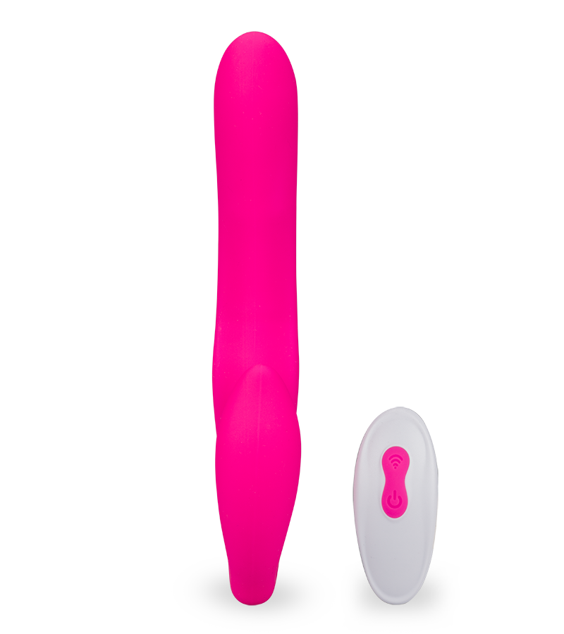 Gode ceinture sans harnais télécommandé GirlBoss