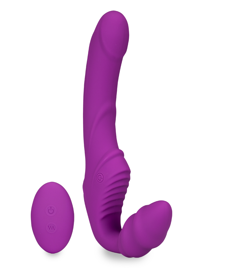 Gode ceinture sans harnais télécommandé Nana