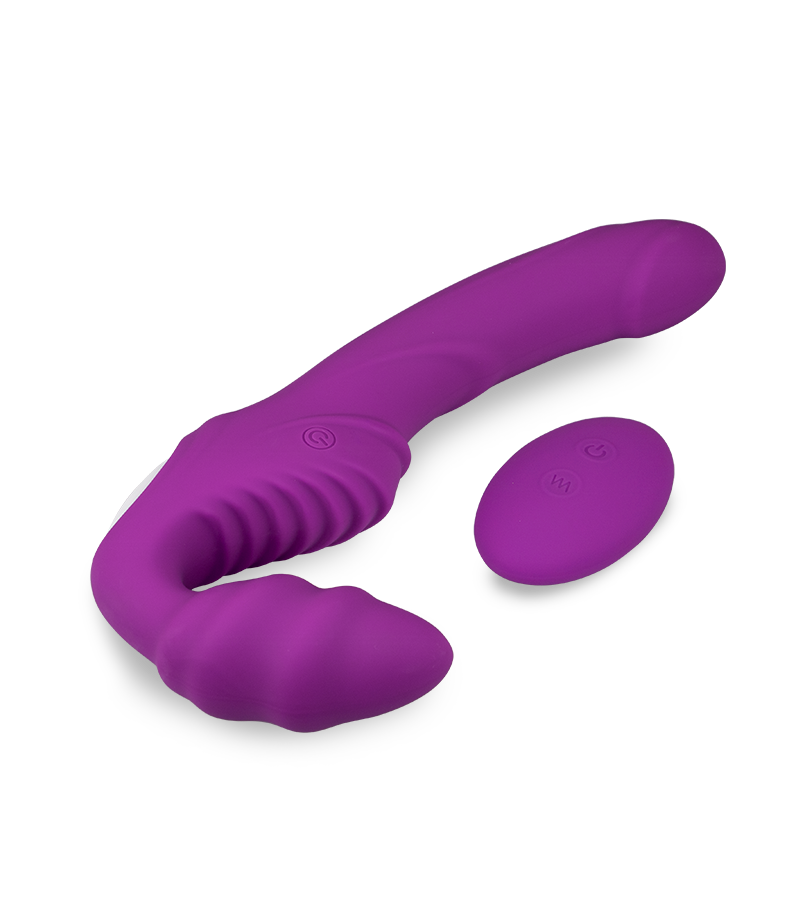 Gode ceinture sans harnais télécommandé Nana