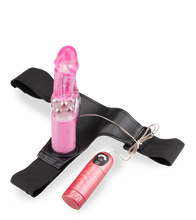 Charger l'image dans la galerie, Gode ceinture vibro rabbit base large