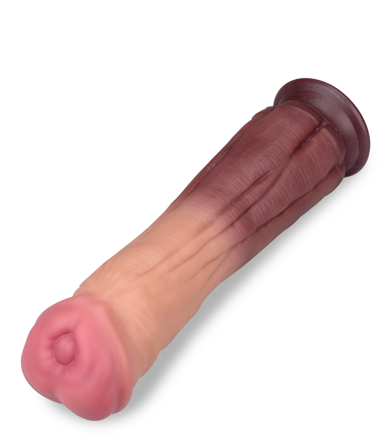 Gode cheval ventouse silicone liquide Beast