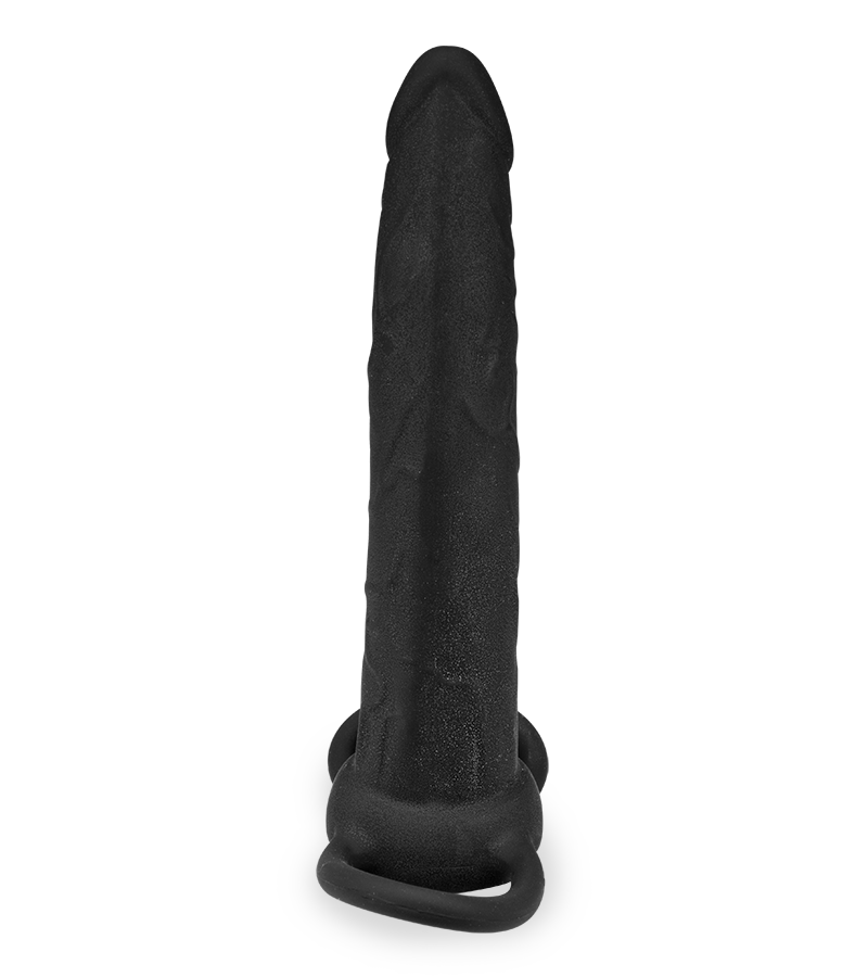 Gode double pénétrateur anneau cockring