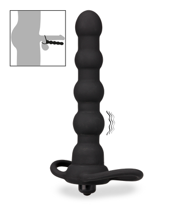 Gode double pénétrateur anneau cockring vibrant