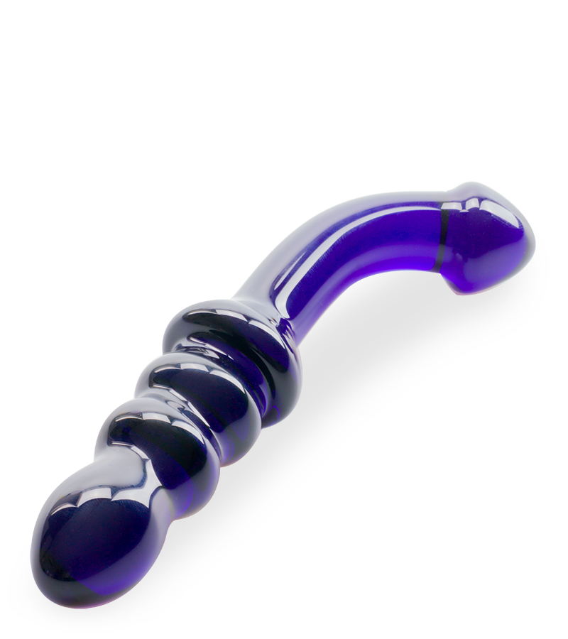 Gode en verre Blueberry