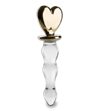 Charger l'image dans la galerie, Gode en verre Golden Heart